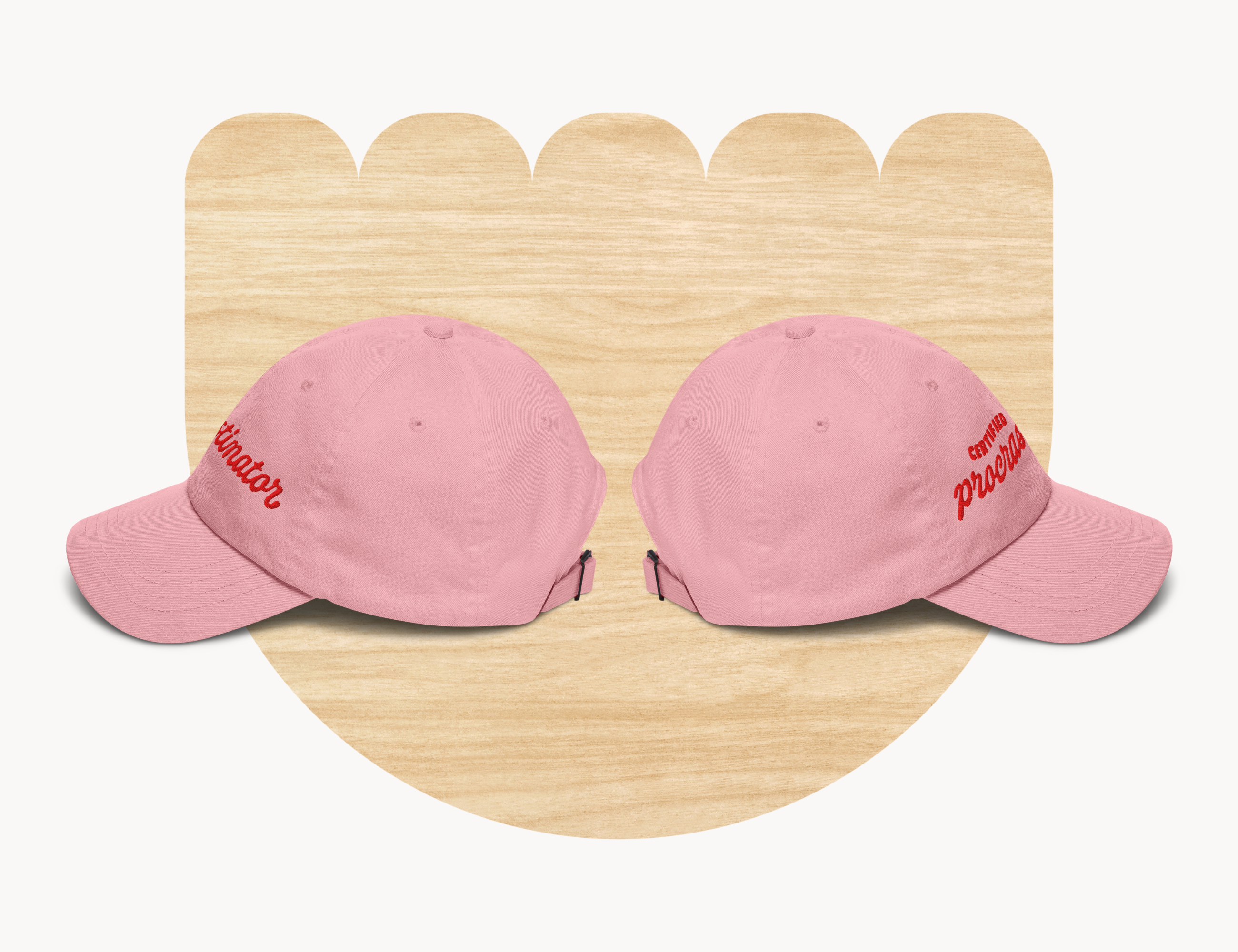 Certified Procrastinator Pink Hat by Good Things