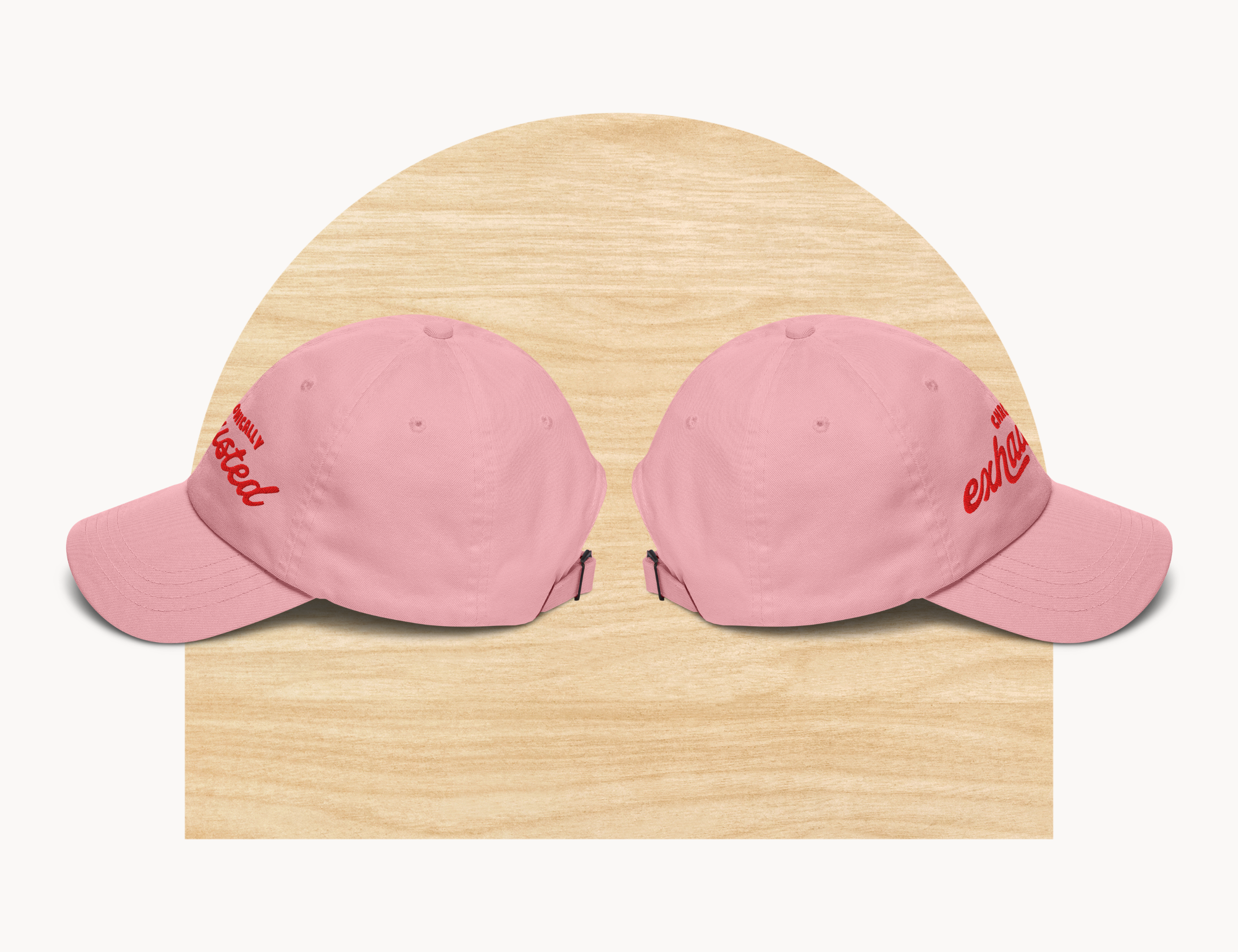 Chronically Exhausted Pink Hat by Good Things