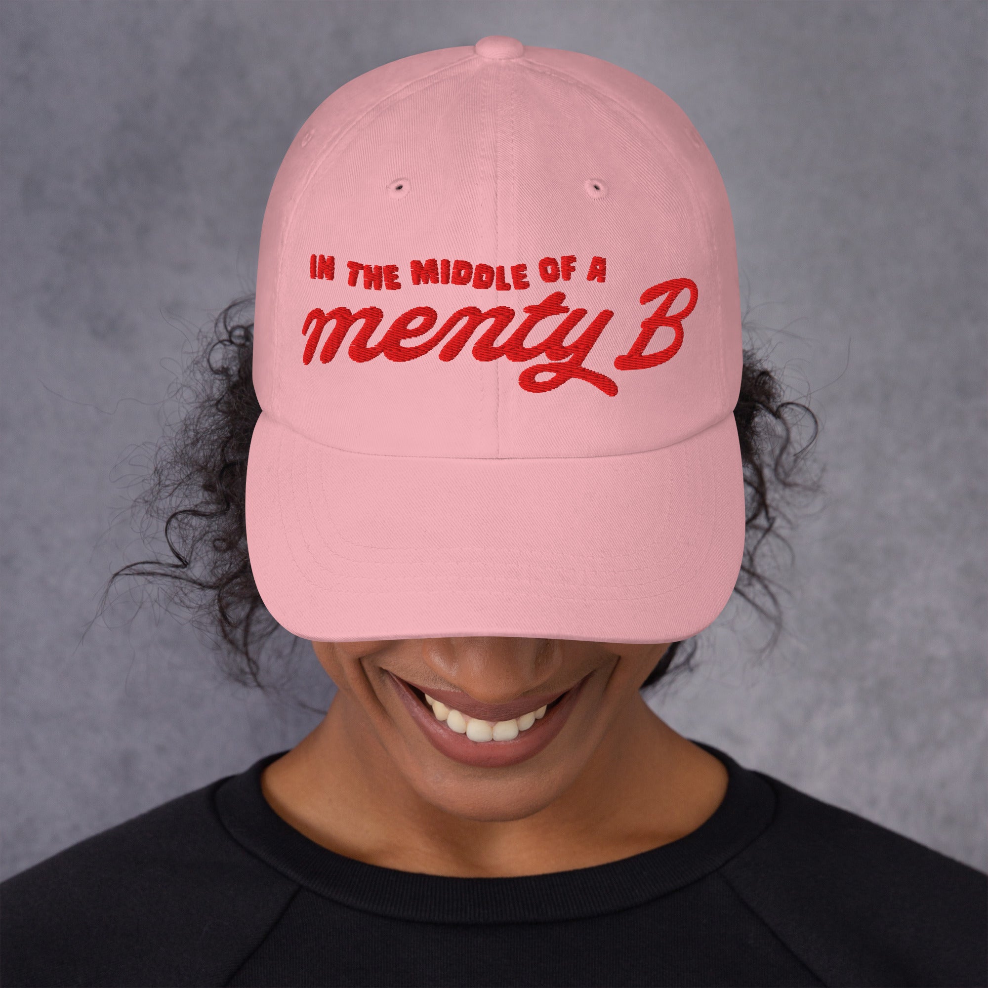In the Middle of a Menty B Pink Hat by Good Things