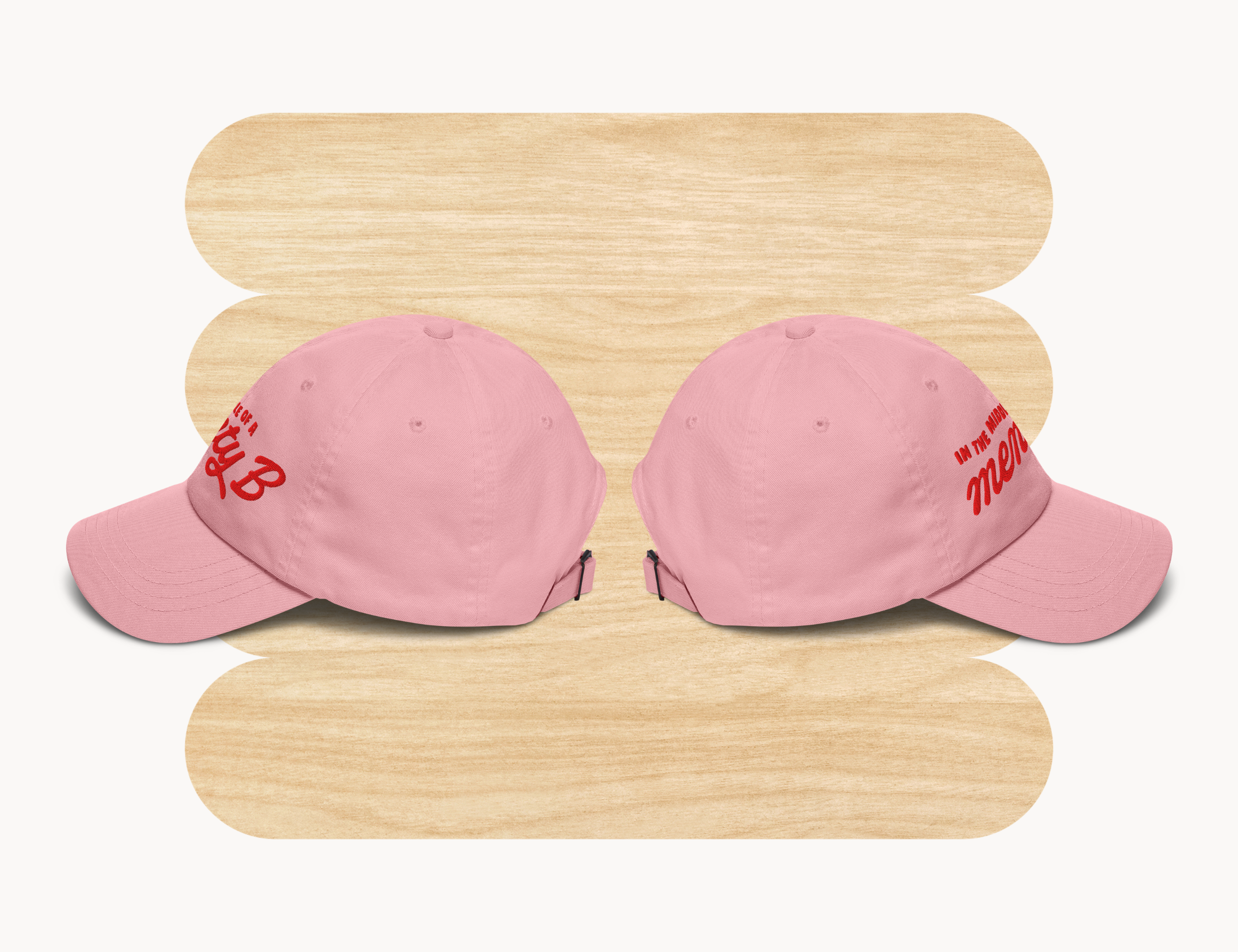 In the Middle of a Menty B Pink Hat by Good Things