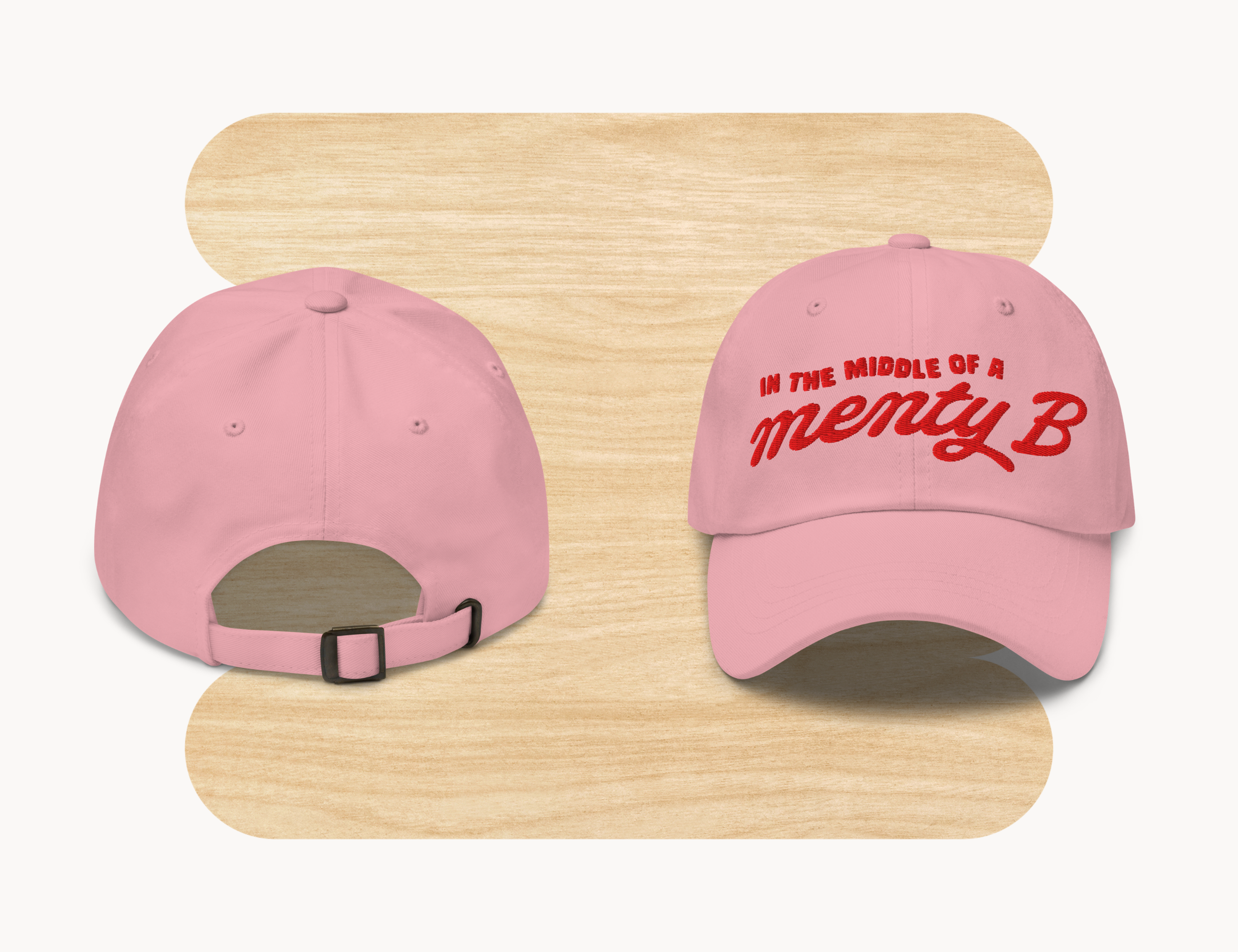 In the Middle of a Menty B Pink Hat by Good Things