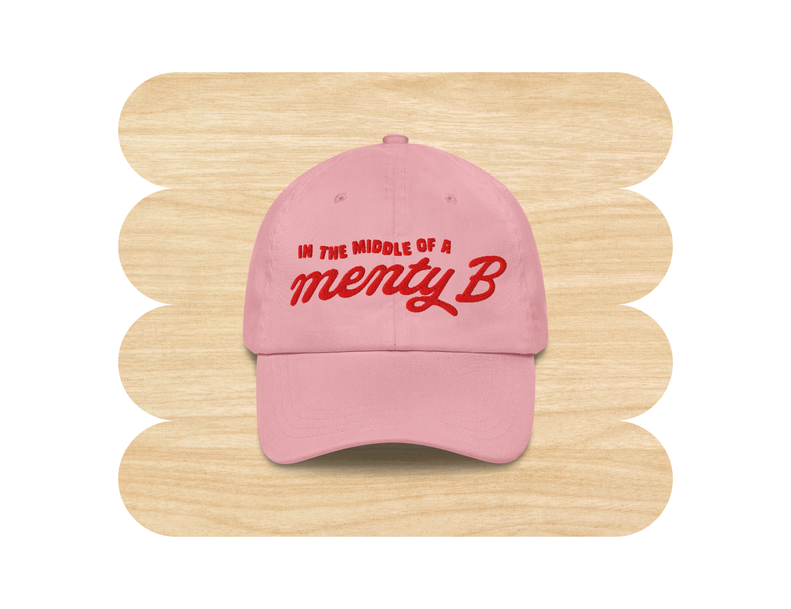 In the Middle of a Menty B Pink Hat by Good Things