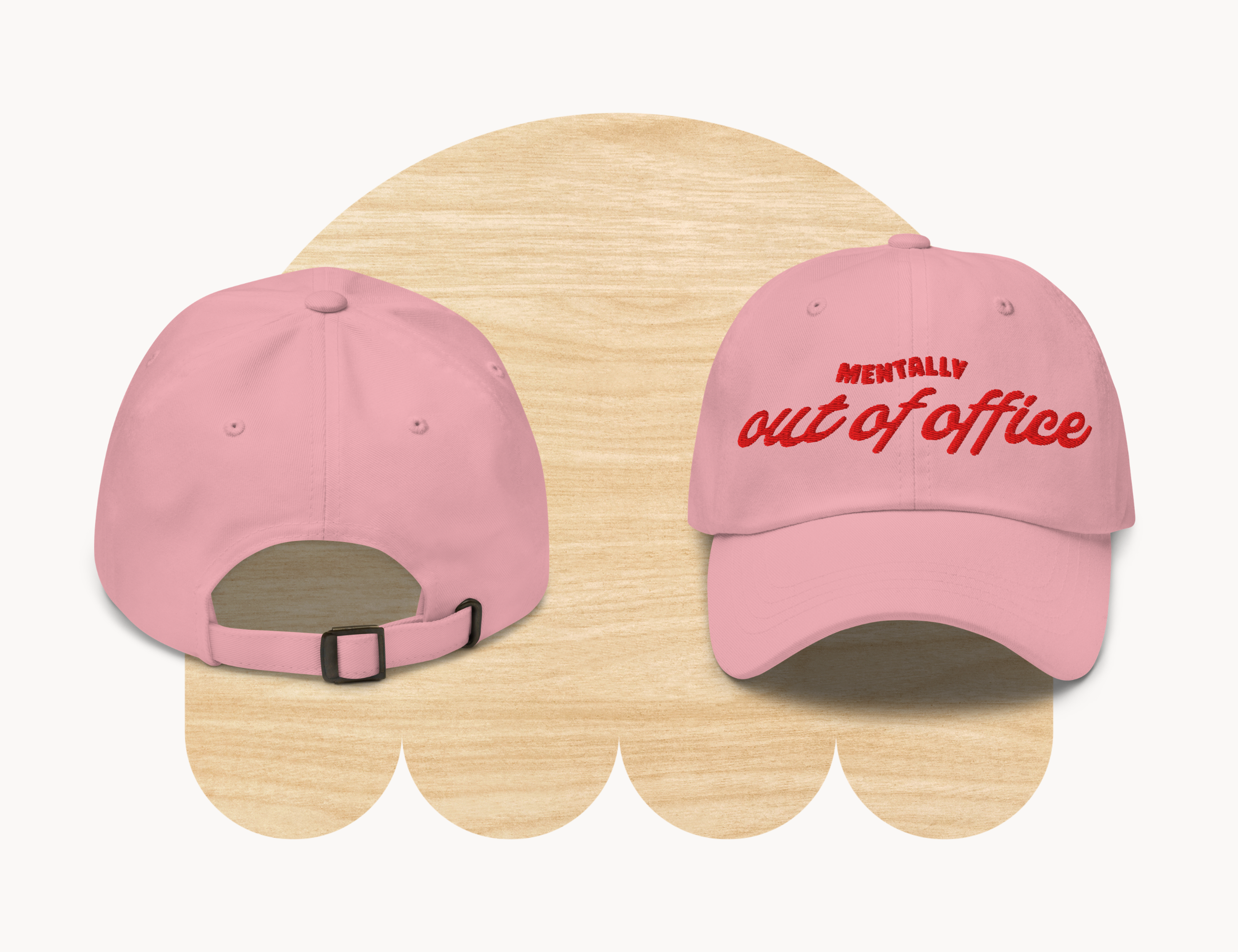 Mentally Out of Office Pink Hat by Good Things