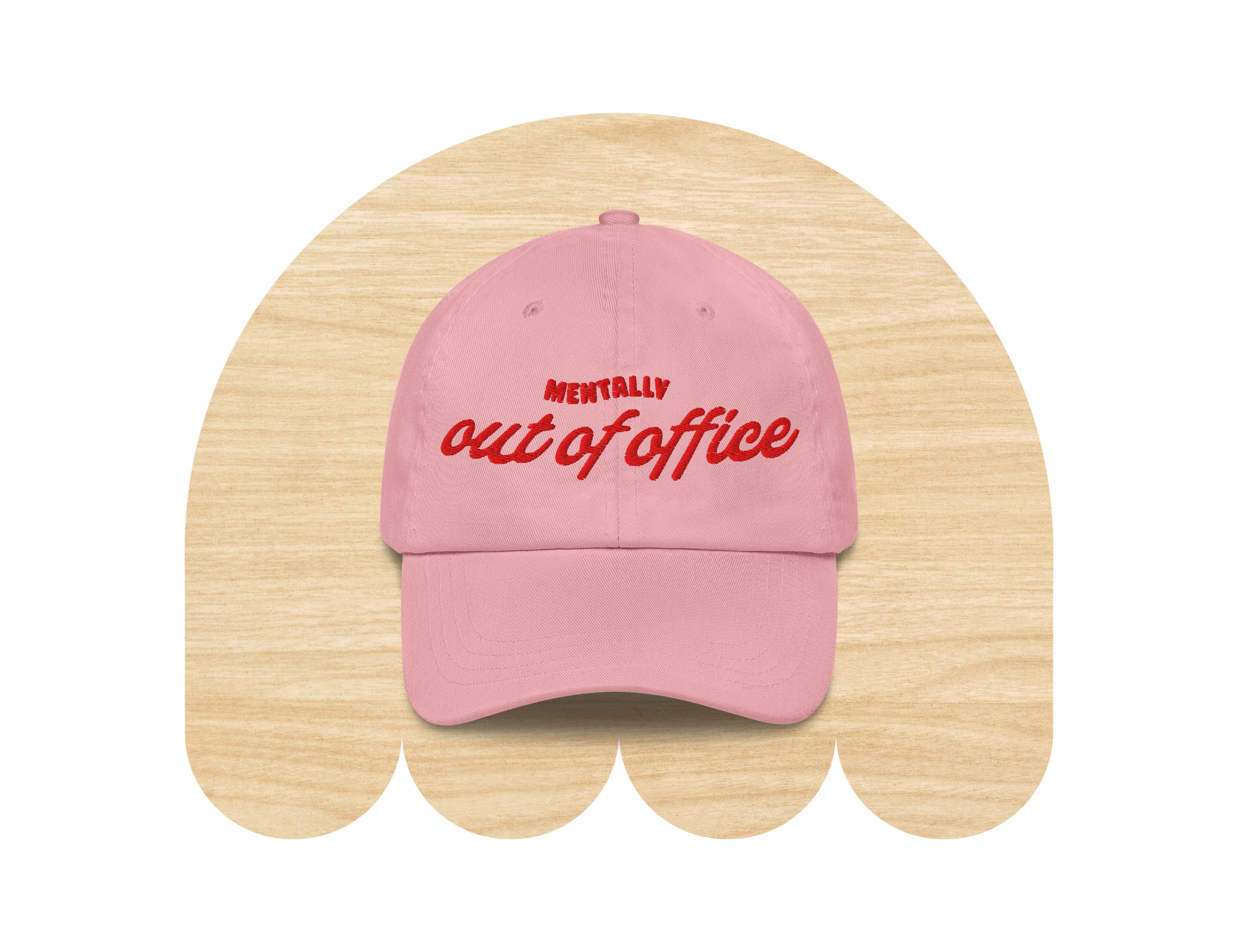 Mentally Out of Office Pink Hat by Good Things