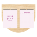 Just Pink Undated Calendar