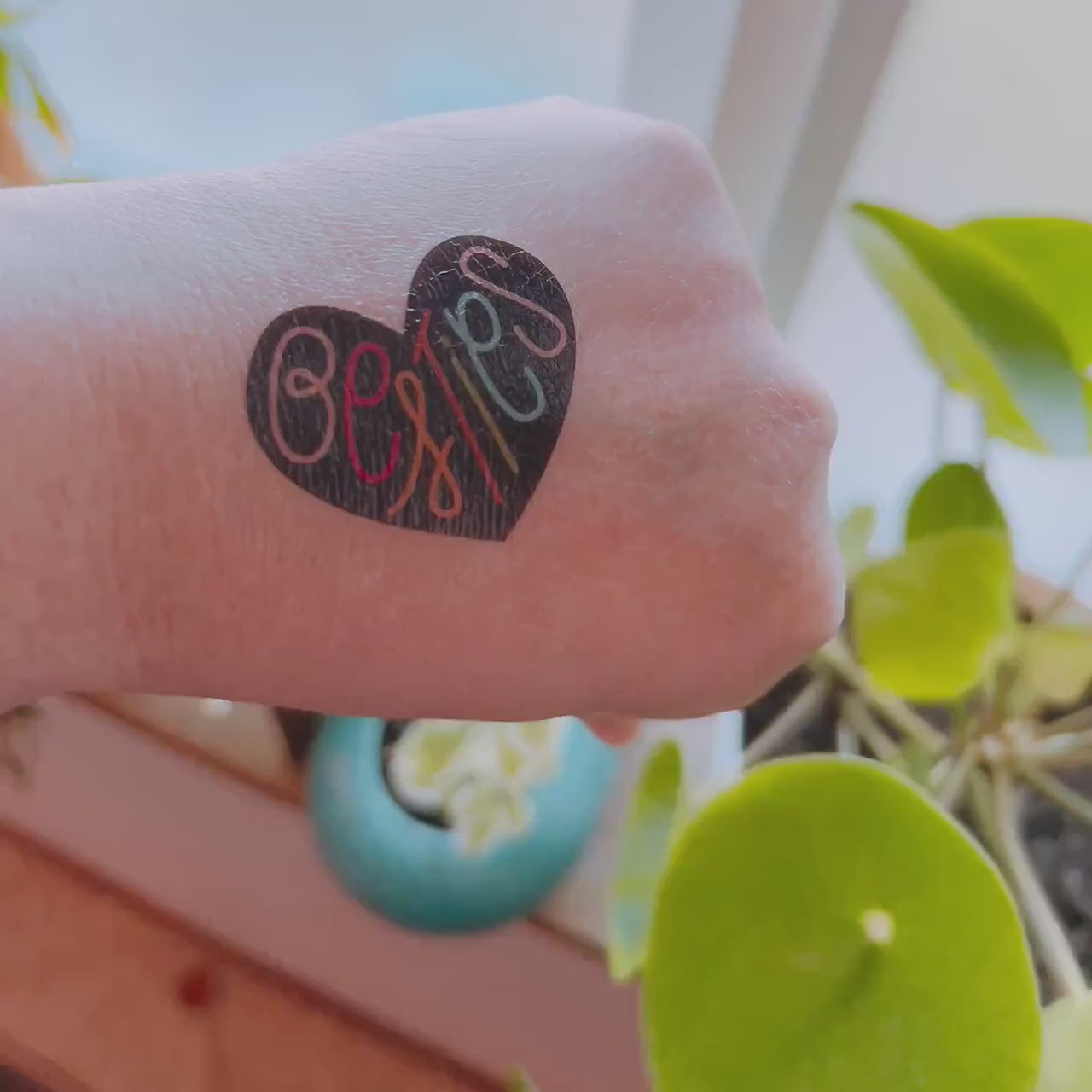 Besties Temporary Tattoo (Set of 2)